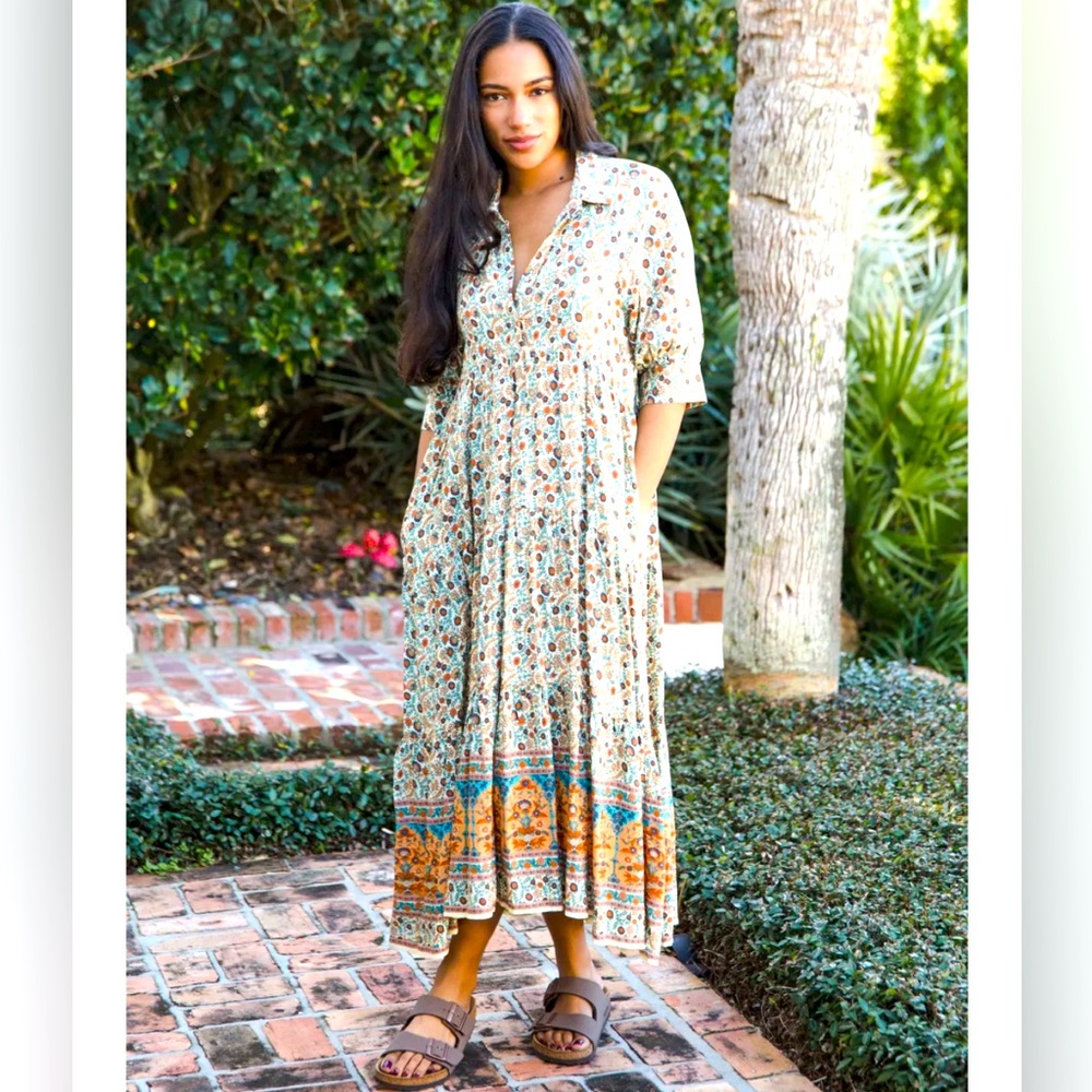 NATURAL LIFE Rebecca Midi Dress